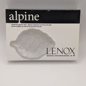 Lenox Alpine Pinecone Spoon Rest - Grey